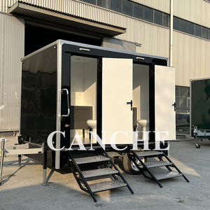 Remorque portative rincable de toilette de remorques mobiles de toilettes de Vip de luxe commerciales - Product Image 6