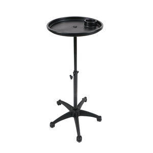 Chariot de coiffure à roulettes 5 roues réglable en acier inoxydable robuste avec logo personnalisé pour salon de coiffure et coloration des cheveux - Product Image 2