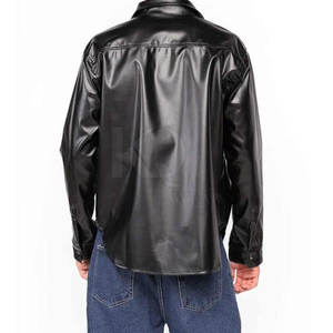 Camisas de Cuero Transpirables y Elegantes para Hombre, Personalizadas, de Tela Suave, Ajuste Cómodo, Material Premium Duradero, Perfectas para la Oficina Diaria - Product Image 2