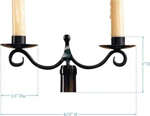 New Arrival Cast Iron Candle Stand With Heavy Duty Build For Home Decoration And Candle Display On <b>Table</b> - Product Image 2