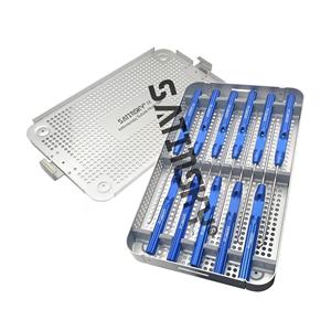 Juego de instrumentos inferiores para columna vertebral, Kit de instrumentos de placa, Kit quirúrgico ortopédico, instrumento ortopédico veterinario para artroscopia - Product Image 2