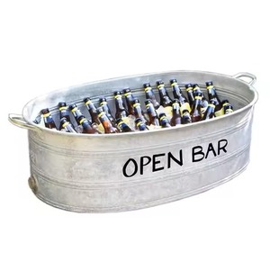 Cubeta Metálica para Bebidas Frías, Enfriador de Acero Inoxidable para Fiestas, Cubeta para Enfriar Vino y Cerveza, para Uso en Bares - Product Image 4