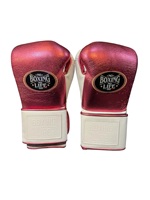 Gants de boxe mexicains No Boxing No Life, en cuir de vachette premium, fermeture auto-agrippante extensible et antidérapante.