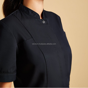 Uniformes de Túnica para Salón de Belleza y Spa, Algodón de Alta Calidad, Transpirable, Poliéster, Spandex, Colores Personalizados, Logotipo Personalizado, Estética Unisex, Clínica - Product Image 6