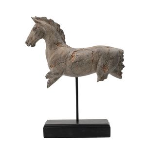 Estatua de Caballo Antigua de 14x4.5x17 cm sobre Base, Producto Elegante en la Categoría de Estatuas - Product Image 2