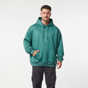Sudadera con Capucha Holgada de Poliéster para Hombre, Estilo Casual, 100% Poliéster, Corte Holgado, Sudadera Oversize para Hombre - Product Image 1