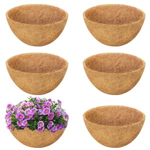 Handcrafted Bamboo Circular Hanging Planter - Wholesale Garden <b>Decor</b> - Product Image 2