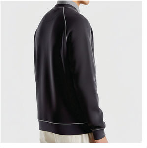 เสื้อสเวตเชิ้ตคอกลมผ้าฟลีซคุณภาพสูงสำหรับทุกเพศทุกวัย แขนยาว ผ้าฝ้ายทรงโอเวอร์ไซส์สำหรับผู้ชาย เสื้อฮู้ดดี้และเสื้อสเวตเชิ้ตแบบสั่งทำพิเศษ - Product Image 5