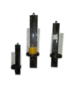 Ultimate Durable <b>Wall</b> Mounted Metal Candle Holder Cylindrical Shape Home Decoration - Product Image 3