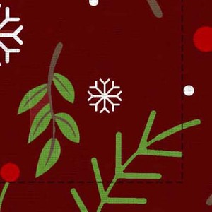 Eye Catching Christmas Floral Printed Design Tradition Style For Christmas Decoration Washable <b>Table</b> <b>Runner</b> - Product Image 3