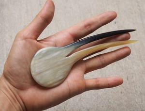 กิ๊บติดผมทำมือจากเขาควาย  ไม้เสียบผมธรรมชาติ  ที่เก็บผมทรงบัน  เป็นมิตรกับสิ่งแวดล้อม  เครื่องประดับผมสำหรับผู้หญิง  ของขวัญ - Product Image 3