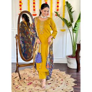 Beau haut et bas de fête avec ensemble élégant de taille Dupatta XL - Product Image 4