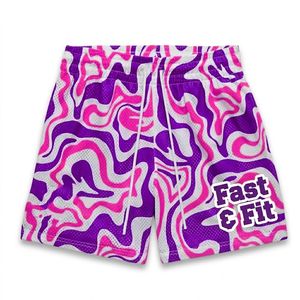 Men's Streetwear Running Workout Sports Shorts Casual Fitness Jogging Solid Breathable Quick Dry Waterproof High Waist - Product Image 4