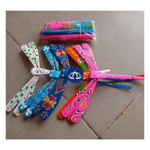 OFERTA LIMITADA Juguete de Libélula de Bambú para Recreación al Aire Libre y Actividades Familiares Interactivas, Artesanía de Bambú - Product Image 1