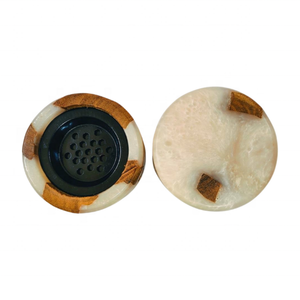 Nouveau brûleur à encens Bakhoor en bois d'acacia et résine époxy 2025, fait à la main, durable, pour la fragrance d'intérieur pendant le Ramadan - Product Image 2