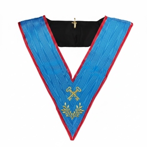 Collier de Trésorier Sautoir Lauderdale, Collier d'Officier Maçonnique, Régalia Maçonnique, Collier de Maçon du Rite Français - Product Image 6