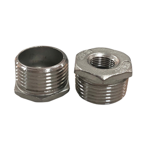 บูชหกเหลี่ยมสแตนเลสแบบกำหนดเองคุณภาพสูง บรรจุภัณฑ์พิเศษ สำหรับงาน OEM/ODM อุปกรณ์ท่อประปา หล่อขึ้นรูปเรียบเนียน - Product Image 6