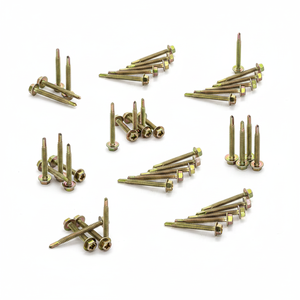 PDC Class 8 Carbon Steel Hex Head <b>Screw</b> Standard Thread <b>Galvanized</b> Zinc/Phosphate Coating Inch - Product Image 1