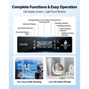 Macchina Professionale per Gelato Soft a 3 Gusti, 2200W, da Banco, Produzione 20-28L/H con 2 Contenitori da 6L Integrati - Product Image 4