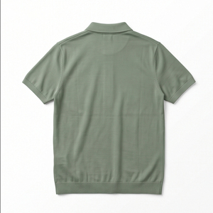 Camiseta Polo para Hombre al por Mayor, de Secado Rápido, Deportiva, para Golf, Manga Corta, con Logotipo Personalizado, Color Sólido - Product Image 2