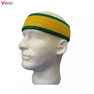 Muñequeras deportivas para hombres y mujeres, bandas de tela de algodón suave que absorben el sudor para tenis - Product Image 5