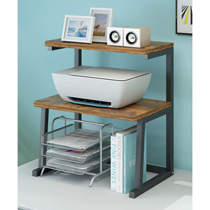 Modern Three-Layer Iron Metal <b>Standing</b> Type <b>Printer</b> Storage Rack with Multifunctional Design - Product Image 3