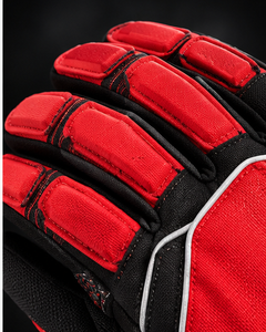 Gants de course rouges et noirs à doigts entiers compatibles avec les écrans tactiles, en PU, à manchette longue, pour l'hiver, motocross, unisexe, imperméables, légers, antidérapants - Product Image 4