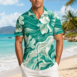 Conjunto de Playa Veraniego y Elegante para Hombre, Camisas de Playa de Primera Calidad, Trajes de Baño Modernos para Hombre - Product Image 4