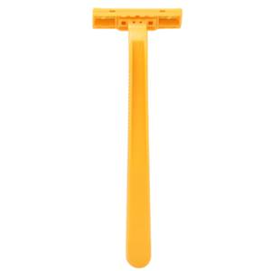 Maquinilla de afeitar de doble hoja de producto superior para piel sensible de acero inoxidable con mango de plástico cómodo - Product Image 2