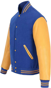 STARGAZE SPORTSWEAR Custom Logo Baseball Letterman Varsity Jackets Spandex/Organic Cotton Eco-Friendly OEM - Product Image 3
