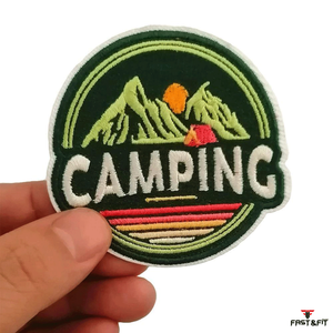 High Quality PU Embroidery Patches Custom Colors & Sizes Popular Design Adhesive Merrow Border for <b>Hat</b> and Clothing - Product Image 2