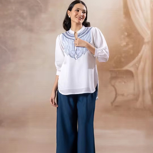 Pantalones y Camisas de Pijama Suaves para Mujer, de Alta Calidad, Estampados, Transpirables, a la Moda, Precio de Exportación, Venta al Por Mayor - Product Image 1
