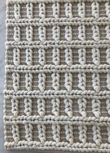 Tapis tressé en laine moderne et contemporain, grand format, non teint, à tissage plat, pour usage intérieur (salon et cuisine) - Prix usine - Product Image 4