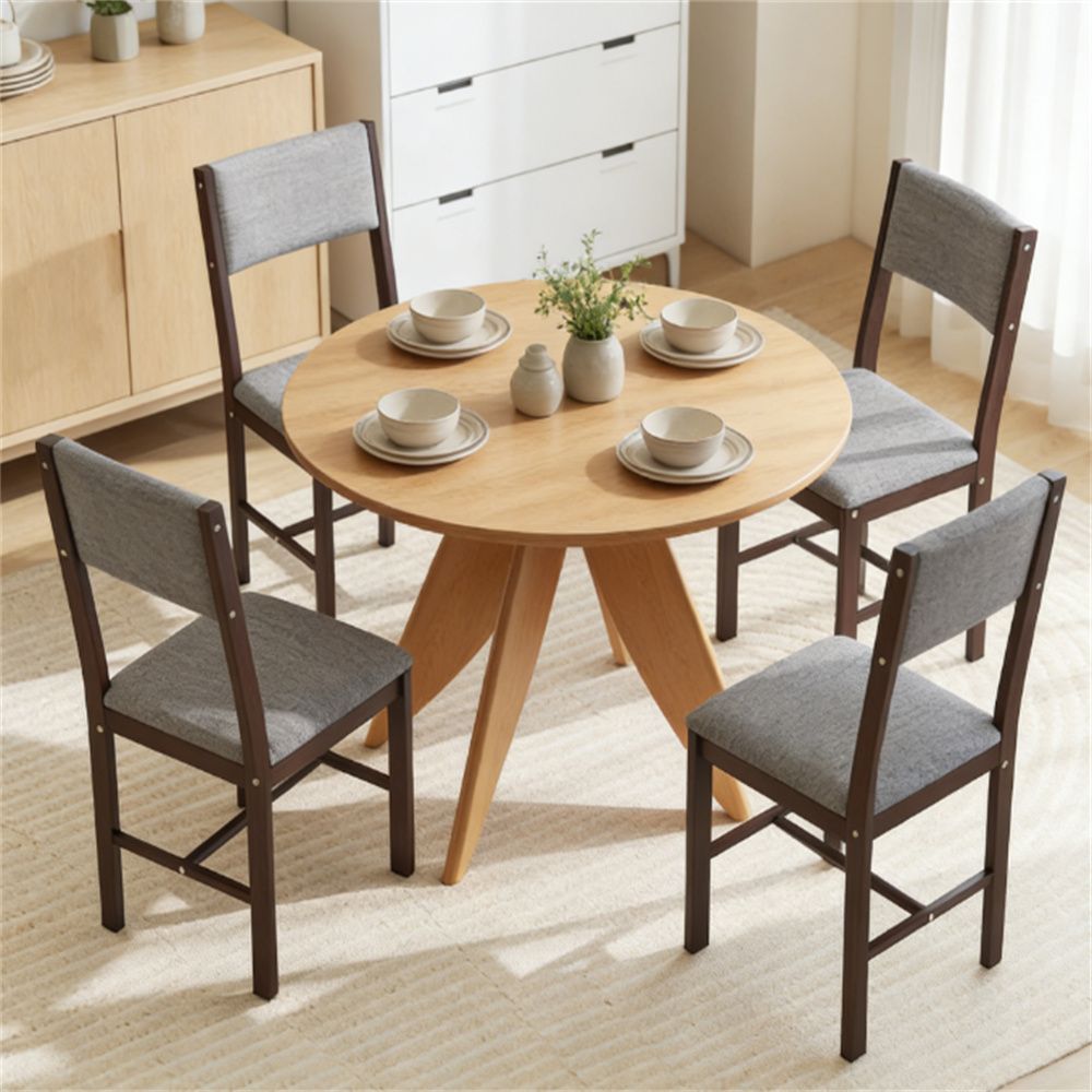 Walnut and Gray Color