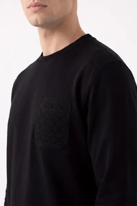 เสื้อสเวตเชิ้ตผู้ชาย Ever Glow ไซส์ใหญ่พิเศษ ผ้าฟลีซสำหรับฤดูหนาว คอกลม ทรงหลวม ผ้าหนา 300 กรัม ระบายอากาศได้ดี บุซับใน สีพื้น - Product Image 5