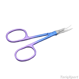 Professional Cuticle <b>Nail</b> Scissors Stainless Steel Pointed Sharp Tip Arrow Head Manicure Tool Custom Logo with PU <b>Pouch</b> - Product Image 3