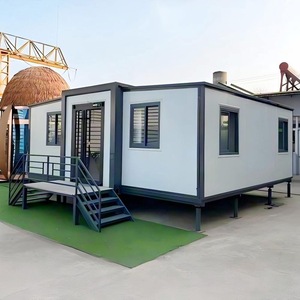 Maison préfabriquée extensible moderne, cadre en acier modulaire, <span class=keywords><strong>conteneur</strong></span> pour studio, chambre d'amis <span class=keywords><strong>ou</strong></span> habitation flexible - Product Image 2