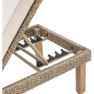 Modern Outdoor Sun <b>Lounger</b> Rope Chaise Daybed for Hotel & Garden Use Patio Poolside Leisure Chair with <b>Cushions</b> - Product Image 5