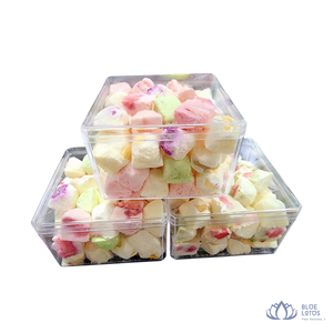[ขายดี] โยเกิร์ตสตรอว์เบอร์รีฟรีซดราย แบบ IQF น้ำตาลน้อย ผลิตในโรงเรือน รสชาติผสมตามสั่ง ยี่ห้อบลูลอตัส อายุการเก็บรักษา 12 เดือน - Product Image 1