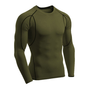 2026 Services OEM Rashguard uni pour homme, meilleure vente, personnalisé avec impression par transfert thermique, respirant, séchage rapide, manches longues, compression - Product Image 2