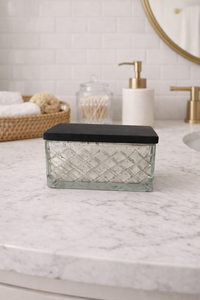 Porte-bougies et lanternes en verre argenté personnalisé avec couvercle en bois de manguier, vides, pour décorations de Noël et de fêtes à la maison - Product Image 3