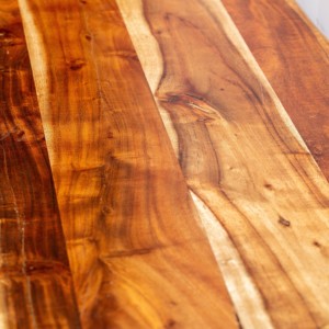 Consola de Madera de Acacia Vandana Sierra Mira, Mueble de Acento Minimalista de Madera Sólida Moderna - Product Image 3