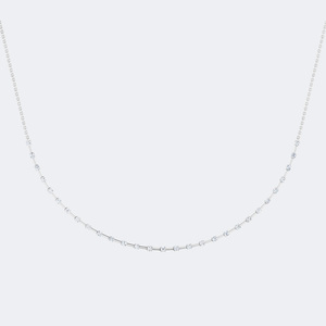 OBERON JEWELS - Collar con Diamante Cultivado en Laboratorio de 1.90CTW, Chapado en Oro de 9K, Color E, Engastado en Puntas, Certificado IGI, Joyería de Lujo para Mujer - Product Image 4