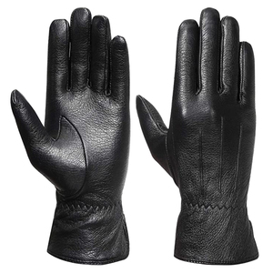 Wholesale 100% Sheepskin Leather <b>Gloves</b> <b>Men's</b> <b>Thermal</b> Ski & Cycling Winter Warm Luxury Driving <b>Gloves</b> with Soft Fur Lining - Product Image 1
