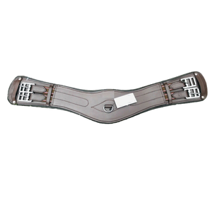 Sangle d'équitation anglaise en cuir avec boucles roulées et anneau en D pour équipement de dressage équestre - Product Image 4