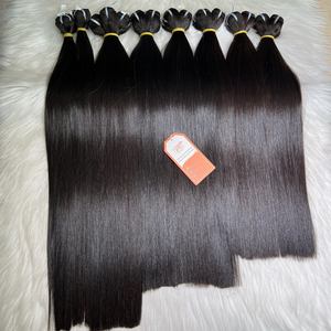 Extensiones de Cabello con Doble Trama de Máquina Más Vendidas al por Mayor, Cabello Vietnamita 100% Natural, Cabello Virgen con Cutícula Alineada - Product Image 2