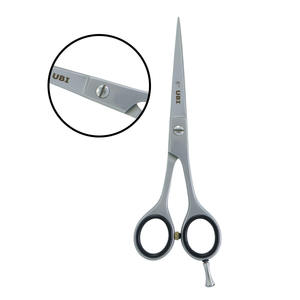Ciseaux de coiffure professionnels en acier au carbone de 6 pouces, pour droitiers, manche moyen, pour barbiers/salons - Product Image 1