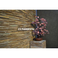 Panneau mural en bois insonorisé pour villa, style classique moderne et géométrique