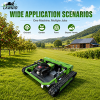 Tondeuse à gazon télécommandée robuste certifiée EPA 1200D pour ferme, verger et jardin