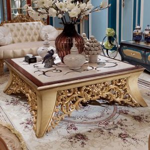 Sofá Seccional en Forma de L de Madera de Teca de Lujo Clásico Moderno, con Cojines de Esponja, Diseño Ecológico y Duradero, Estilo Europeo Elegante - Product Image 2